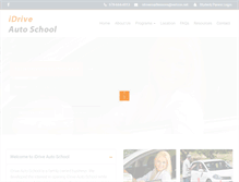 Tablet Screenshot of idriveautoschool.com